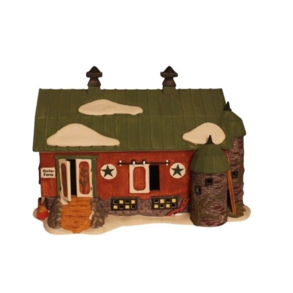 Retired Dept 56 Heritage Village- Pennsylvania Dutch Barn #56482 New England - Picture 1 of 8